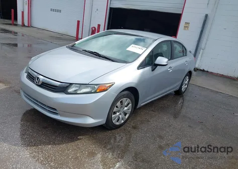 2012 Honda Civic Lx from USA, damaged, VIN 2HGFB2F50CH523801